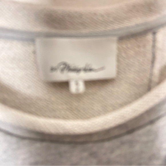 3.1 Phillip Lim Grey French Terry Combo Tank Top Size S/P - Picture 6 of 7